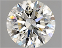 Diamante Natural 1.60 quilates, Redondo , Color J, claridad VVS1 y certificado GIA