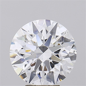 Picture of Lab Grown Diamond 5.37 Carats, Round with Ideal Cut, E Color, SI1 Clarity and Certified by IGI