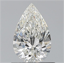 Diamante Natural 0.70 quilates, De pera , Color H, claridad VVS2 y certificado GIA