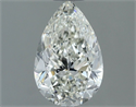 Natural Diamond 1.00 Carats, Pear with  Cut, I Color, VVS1 Clarity and Certified by IGI
