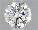 Natural Diamond 0.43 Carats, Round with Excellent Cut, G Color, VS2 Clarity and Certified by GIA