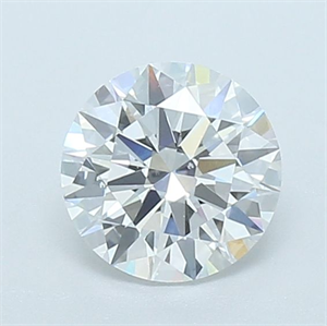 Picture of Lab Grown Diamond 1.40 Carats, Round with Ideal Cut, D Color, VVS2 Clarity and Certified by IGI