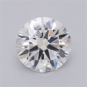 Picture of Lab Grown Diamond 1.25 Carats, Round with Ideal Cut, H Color, VS1 Clarity and Certified by IGI