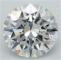 Del inventario de diamantes de laboratorio, 3.08 quilates, Redondo , Color F, claridad VS1 y certificado GIA