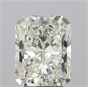 Natural Diamond 3.02 Carats, Radiant with  Cut, K Color, SI1 Clarity and Certified by GIA