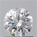 Natural Diamond 0.71 Carats, Round with Excellent Cut, D Color, VS1 Clarity and Certified by GIA