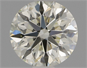 Natural Diamond 1.01 Carats, Round with Excellent Cut, L Color, VVS2 Clarity and Certified by IGI