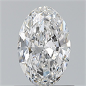 Natural Diamond 0.70 Carats, Oval with  Cut, E Color, VS1 Clarity and Certified by GIA