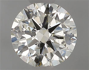Picture of Natural Diamond 0.40 Carats, Round with Excellent Cut, I Color, SI2 Clarity and Certified by IGI