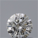 Natural Diamond 0.50 Carats, Round with Excellent Cut, G Color, VVS2 Clarity and Certified by IGI
