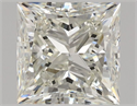 Natural Diamond 1.01 Carats, Princess with  Cut, K Color, VS1 Clarity and Certified by GIA