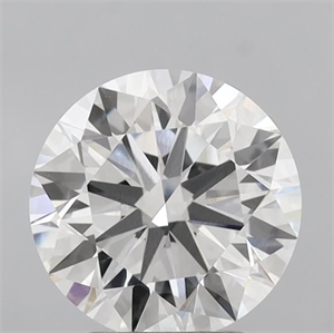 Picture of Lab Grown Diamond 2.51 Carats, Round with Excellent Cut, D Color, VVS1 Clarity and Certified by IGI