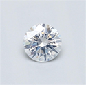 Diamante Natural 0.44 quilates, Redondo , Color D, claridad I1 y certificado GIA