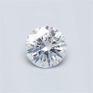 Foto Diamante Natural 0.44 quilates, Redondo , Color D, claridad I1 y certificado GIA de