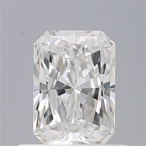 Picture of Natural Diamond 0.54 Carats, Radiant with  Cut, D Color, VVS1 Clarity and Certified by GIA