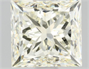 Natural Diamond 1.50 Carats, Princess with  Cut, L Color, VVS1 Clarity and Certified by IGI