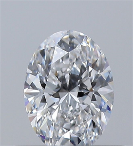 Picture of Natural Diamond 0.40 Carats, Oval with  Cut, D Color, VS2 Clarity and Certified by GIA