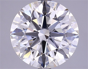 Picture of Lab Grown Diamond 4.50 Carats, Round with Ideal Cut, G Color, SI1 Clarity and Certified by IGI