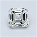 Natural Diamond 1.01 Carats, Asscher with  Cut, E Color, VVS2 Clarity and Certified by GIA