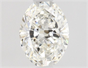 Natural Diamond 0.52 Carats, Oval with  Cut, G Color, VVS2 Clarity and Certified by GIA