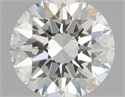 Natural Diamond 0.72 Carats, Round with Very Good Cut, H Color, VS2 Clarity and Certified by GIA