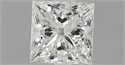 Natural Diamond 1.01 Carats, Princess with  Cut, J Color, VS1 Clarity and Certified by GIA