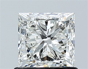 Picture of Natural Diamond 1.00 Carats, Princess with  Cut, I Color, VVS2 Clarity and Certified by GIA