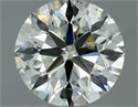 Natural Diamond 1.50 Carats, Round with Excellent Cut, L Color, VS2 Clarity and Certified by IGI