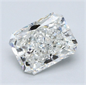 Natural Diamond 1.50 Carats, Radiant with  Cut, H Color, VVS2 Clarity and Certified by GIA