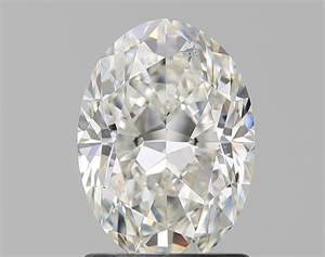 Picture of Natural Diamond 1.51 Carats, Oval with  Cut, H Color, VS2 Clarity and Certified by GIA
