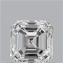 Natural Diamond 0.70 Carats, Asscher with  Cut, G Color, VVS1 Clarity and Certified by GIA