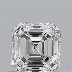 Picture of Natural Diamond 0.70 Carats, Asscher with  Cut, G Color, VVS1 Clarity and Certified by GIA