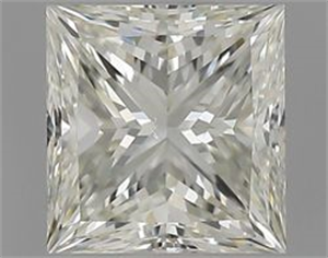 Picture of Natural Diamond 0.90 Carats, Princess with  Cut, J Color, SI1 Clarity and Certified by GIA