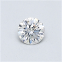 Diamante Natural 0.41 quilates, Redondo , Color H, claridad SI2 y certificado GIA