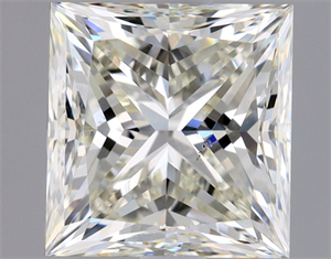 Foto Diamante Natural 1.71 quilates, Princesa , Color K, claridad VS2 y certificado GIA de