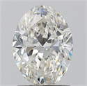 Diamante Natural 1.20 quilates, Ovalado , Color H, claridad SI2 y certificado GIA