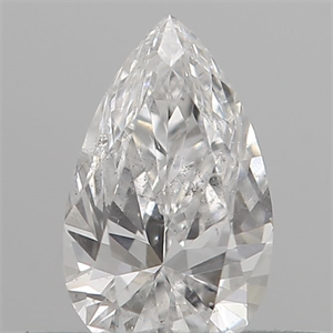 Foto Diamante Natural 0.24 quilates, De pera , Color E, claridad SI1 y certificado IGI de