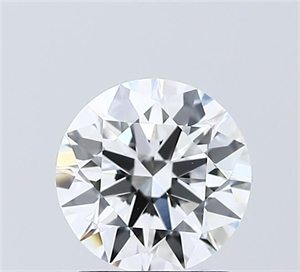 Picture of Lab Grown Diamond 1.50 Carats, Round with Ideal Cut, D Color, VVS2 Clarity and Certified by IGI