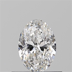 Picture of Natural Diamond 0.50 Carats, Oval with  Cut, D Color, VVS2 Clarity and Certified by GIA