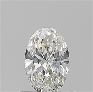 Picture of Natural Diamond 0.51 Carats, Oval with  Cut, H Color, VS2 Clarity and Certified by GIA