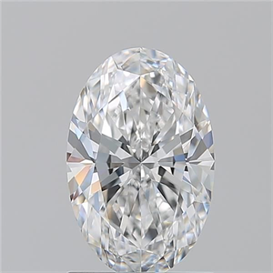 Picture of Natural Diamond 1.31 Carats, Oval with  Cut, E Color, VS1 Clarity and Certified by GIA