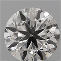 Natural Diamond 0.71 Carats, Round with Fair Cut, H Color, I1 Clarity and Certified by IGI