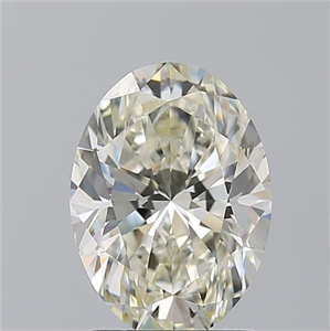 Picture of Natural Diamond 1.70 Carats, Oval with  Cut, K Color, VVS1 Clarity and Certified by GIA