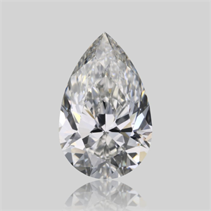 Picture of Natural Diamond 0.80 Carats, Pear with  Cut, F Color, VS1 Clarity and Certified by GIA