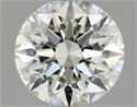 Natural Diamond 0.51 Carats, Round with Excellent Cut, J Color, SI1 Clarity and Certified by GIA