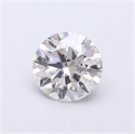 Lab Grown Diamond 1.07 Carats, Round with Ideal Cut, F Color, VS1 Clarity and Certified by IGI