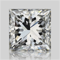 Natural Diamond 1.01 Carats, Princess with  Cut, I Color, VS2 Clarity and Certified by GIA