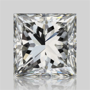 Picture of Natural Diamond 1.01 Carats, Princess with  Cut, I Color, VS2 Clarity and Certified by GIA