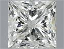 Natural Diamond 1.50 Carats, Princess with  Cut, J Color, SI2 Clarity and Certified by GIA