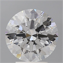 Lab Grown Diamond 3.51 Carats, Round with Excellent Cut, E Color, VS1 Clarity and Certified by IGI